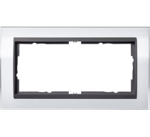 Gira Event Clear Белый/Антрацит Рамка 2-ая без перегородки