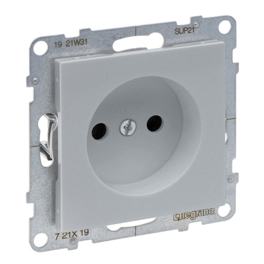 SUNO. Силовая розетка 2К 16А 250В. C защитными шторками. Винтовые зажимы. Цвет 