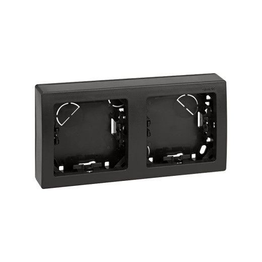 Simon 73 Графит Рамка 2-я горизонтальная 75х146 мм