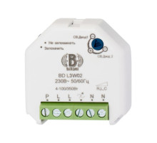 BIRONI Диммер для светодиодных ламп, 230В, 4-350Вт (с нейтралью)