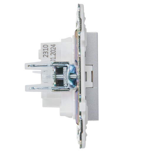 SKANDY Роз. без з/к/ш 10А SK-R02S сереб. IEK