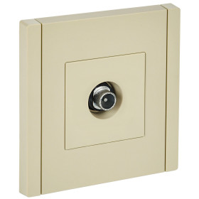 IEK FORTE&PIANO Ваниль Розетка TV проходная FP429