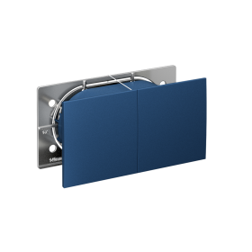 Systeme Electric AtlasDesign Аквамарин Розетка двойная с/з со шторками со сдвиж. крышк, 16А, в сборе