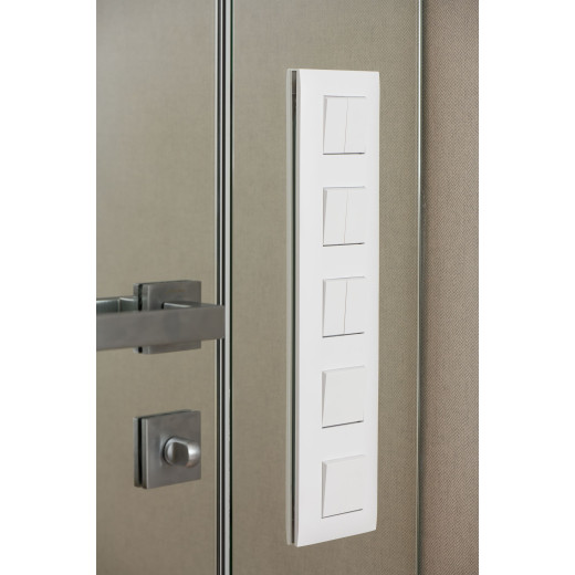 SKANDY Выключ. 1-кл. 10А SK-V01W арк. бел. IEK