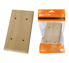 TDM Накладка на бревно деревянная универсальная НБУ 1Пх2 95х195 мм, под покраску