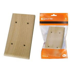 TDM Накладка на бревно деревянная универсальная НБУ 1Пх2 95х195 мм, под покраску