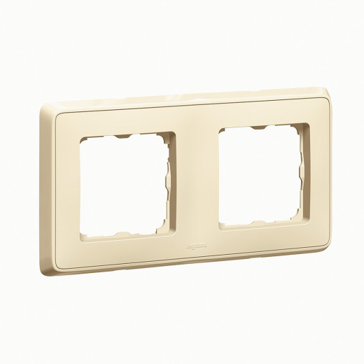 Cariva DIY Рамка 2 поста слоновая кость