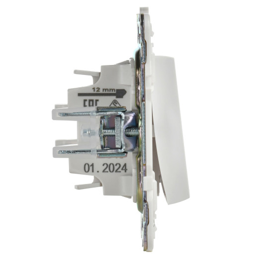 SKANDY Выключ. 1-кл. прох. с инд. 10А SK-V08W арк. бел. IEK