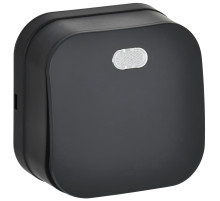 IEK GLORY Выключ. 1-кл. с инд. о/у 10А ВС20-1-1-ХЧм черн. м.