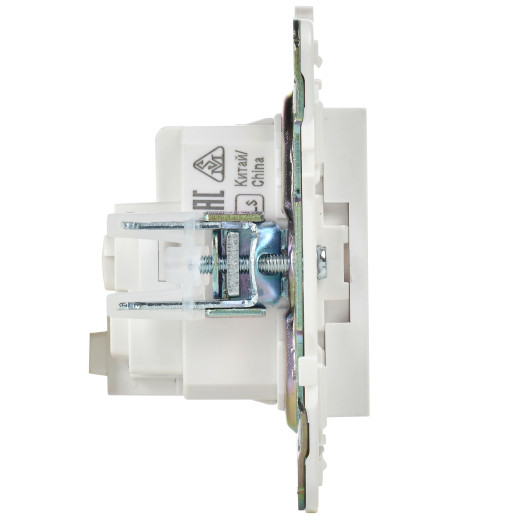 SKANDY Роз. с з/к без з/ш 16А SK-R05W арк. бел. IEK