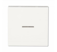 JUNG EcoProfi Белый Выключатель 1-клавишный с подсветкой (в сборе, без рамки)