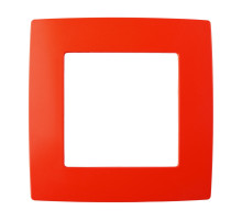 ЭРА 12-5001-23 Рамка на 1 пост, Эра12, красный (20/200/5000)