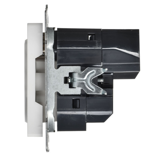 BRITE Роз. с з/к/ш 16А с USB A+A 2,1А РЮш10-1-БрАБ а/б IEK