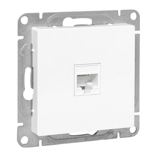 Механизм розетки RJ11, белый Эпика EKF