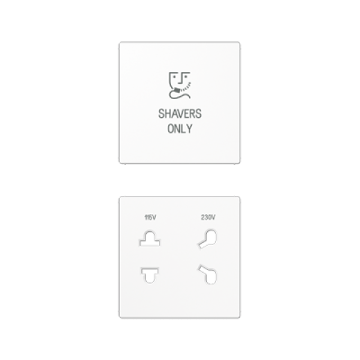 Kрышка для электрической розетки для бритв арт.: SO7522EINS, термопласт, белый