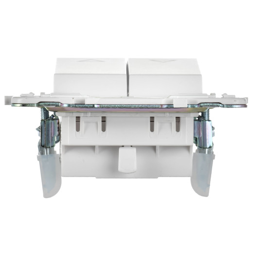 SKANDY Выключ. жалюзи 10А SK-V12W арк. бел. IEK