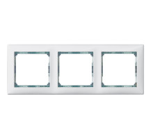 Legrand DIY Valena Бел/кристалл Рамка 3-ая гориз.