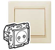 Legrand Valena Крем Розетка TV-FM оконечная 862 МГц 10 дБ.