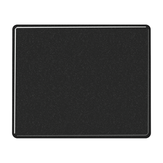 Одинарная клавиша для балансирных механизмов выключателей (кнопок), в комплекте с SL90HP (крепежный элемент), металл, черный, SL500