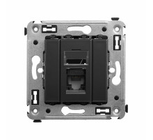 DKC Avanti Компьютерная розетка RJ-45 в стену, кат.5e одинарная, 