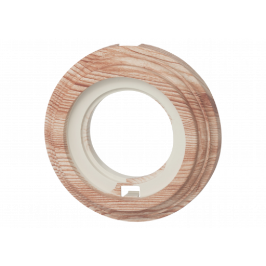 Рамка 1-постовая, пластик, цвет Карельская сосна