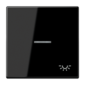 JUNG Клавиша для выключателя с подсветкой черная