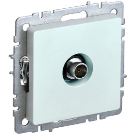 IEK BRITE BASE Жемчуг Розетка TV оконеч РТВ11-0-БрЖ