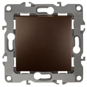 ЭРА 12-1001-13 Выключатель, 10АХ-250В, IP20, без м.лапок, Эра12, бронза (10/100/2500)