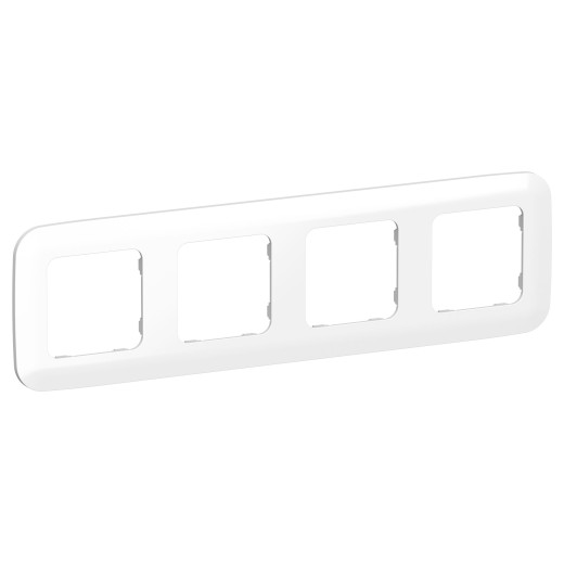 FLITE Рамка 4-мест. РУ-4-А-ФлБ бел. IEK