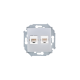 Simon 15 Алюминий Розетка компьютерная 2-я RJ45 кат.5е
