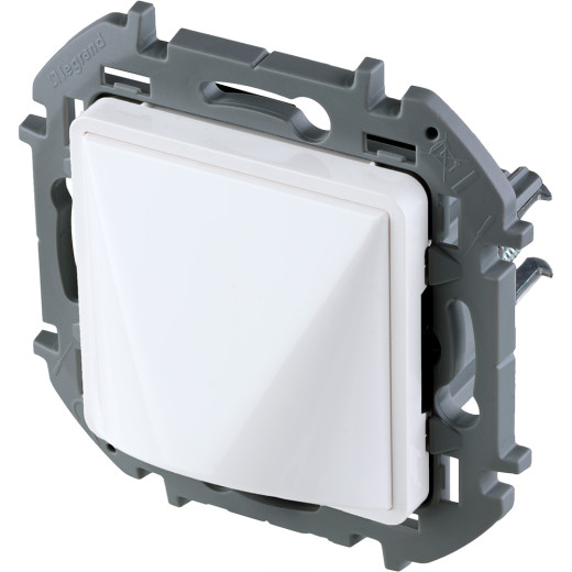 Вывод кабеля IP21 - Legrand/Daccord Inspiria - с зажимом для кабеля - белый