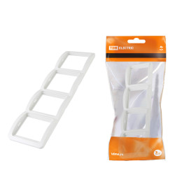 TDM Рамка 4-ая вертикальная белая 