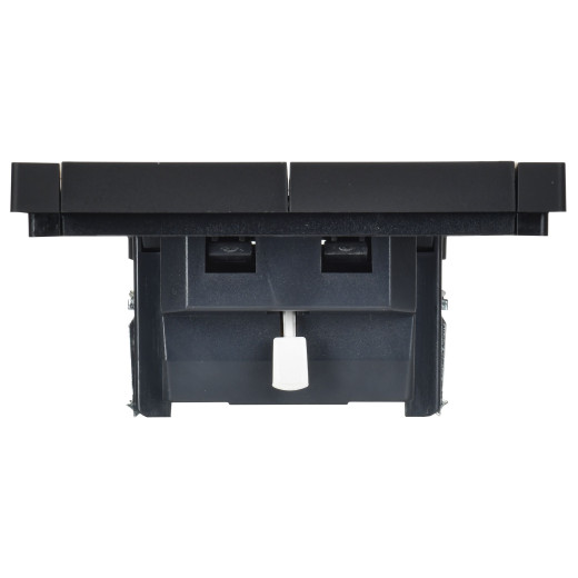 FORTE&PIANO Выключ. жалюзи 10А FP111 чер. IEK