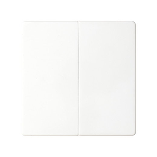 Клавиша двойная для перекрестного выключателя белого цвета S82