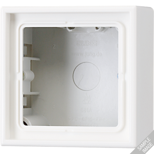 коробка для накладного монтажа с рамкой LS