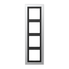 JUNG LSD Алюминий Рамка 4-ая (лакированный)