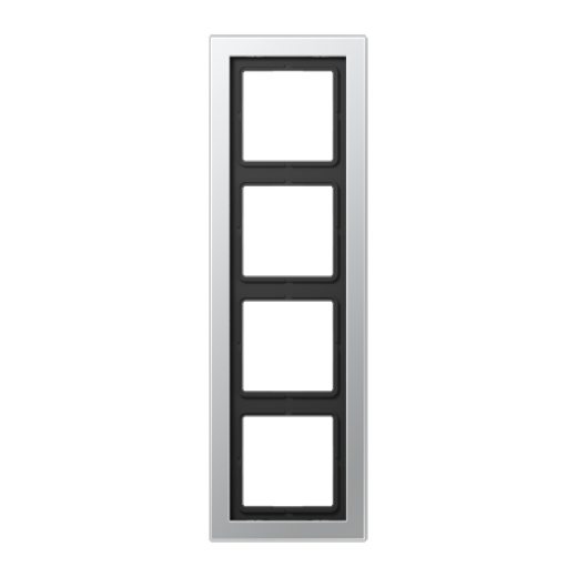 Рамка 4-кратная, крашеный алюминий