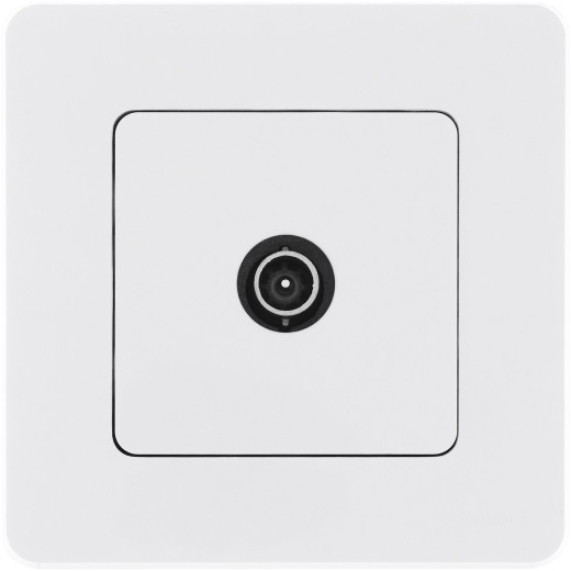 Розетка TV (телевизионная) - Legrand/Daccord Inspiria - оконечная - белый