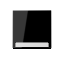 JUNG Клавиша с полем для надписи, чёрный