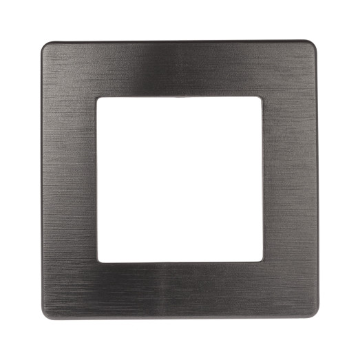 Рамка для розеток и выключателей ЭРА Серия 12 12-5101-12 на 1 пост, Сатин, графит