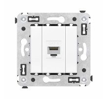 DKC Avanti Компьютерная розетка RJ-45 без шторки в стену, кат.6 одинарная, 
