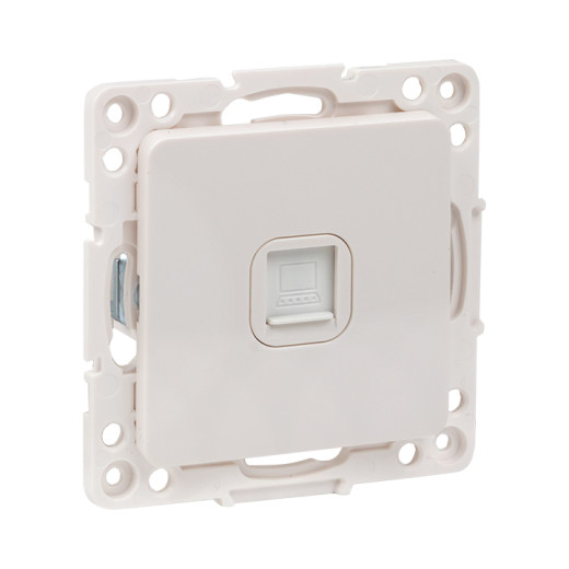 Стокгольм Механизм Розетки RJ-45 1-местной белый EKF PROxima