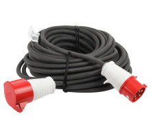 ЭРА Удлинитель силовой IND380-U-1e-5x4-10m-IP44 на 380В в бухте 1 розетка CEE 5P 10м КГ 5х4 32A IP44