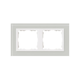 Simon 82 Nature Натуральный/Белое стекло Рамка 2-ая