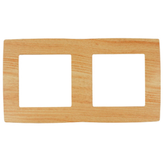 12-5002-11 ЭРА Рамка на 2 поста, Эра12, сосна (10/100/3000)