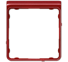 JUNG CD plus Красный металлик Рамка внешняя цветная