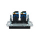BRITE Роз. комп. 2-ая RJ45 кат.6 РК11-2-БрЧ черн. IEK