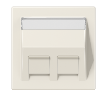 JUNG Накладка для модульных разъемов, слоновая кость