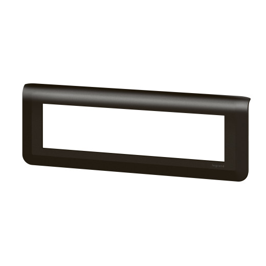 Рамка - Программа Mosaic - 8 модулей - матовая черная