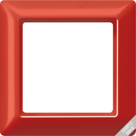 JUNG Рамка 1-кратная для вертикальной и горизонтальной установки термопласт, синяя